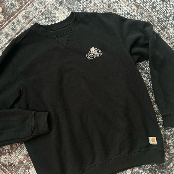 Carhartt Men's Black Crewneck Sweater - Picture 2 of 10